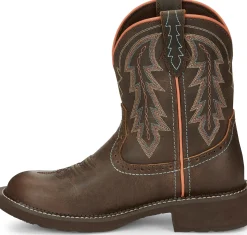 Justin Boots Lyla 8" Western Boot Brown Sale