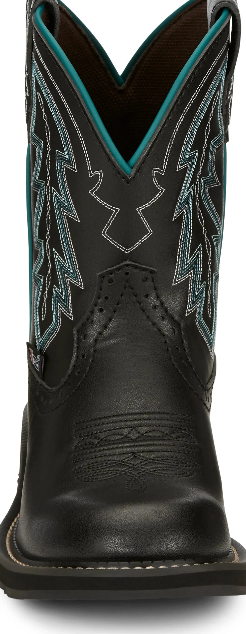 Justin Boots Lyla 8" Western Boot Black New