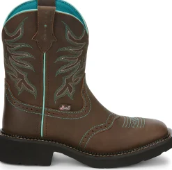 Justin Boots Mandra 8" Western Boot Chocolate Best