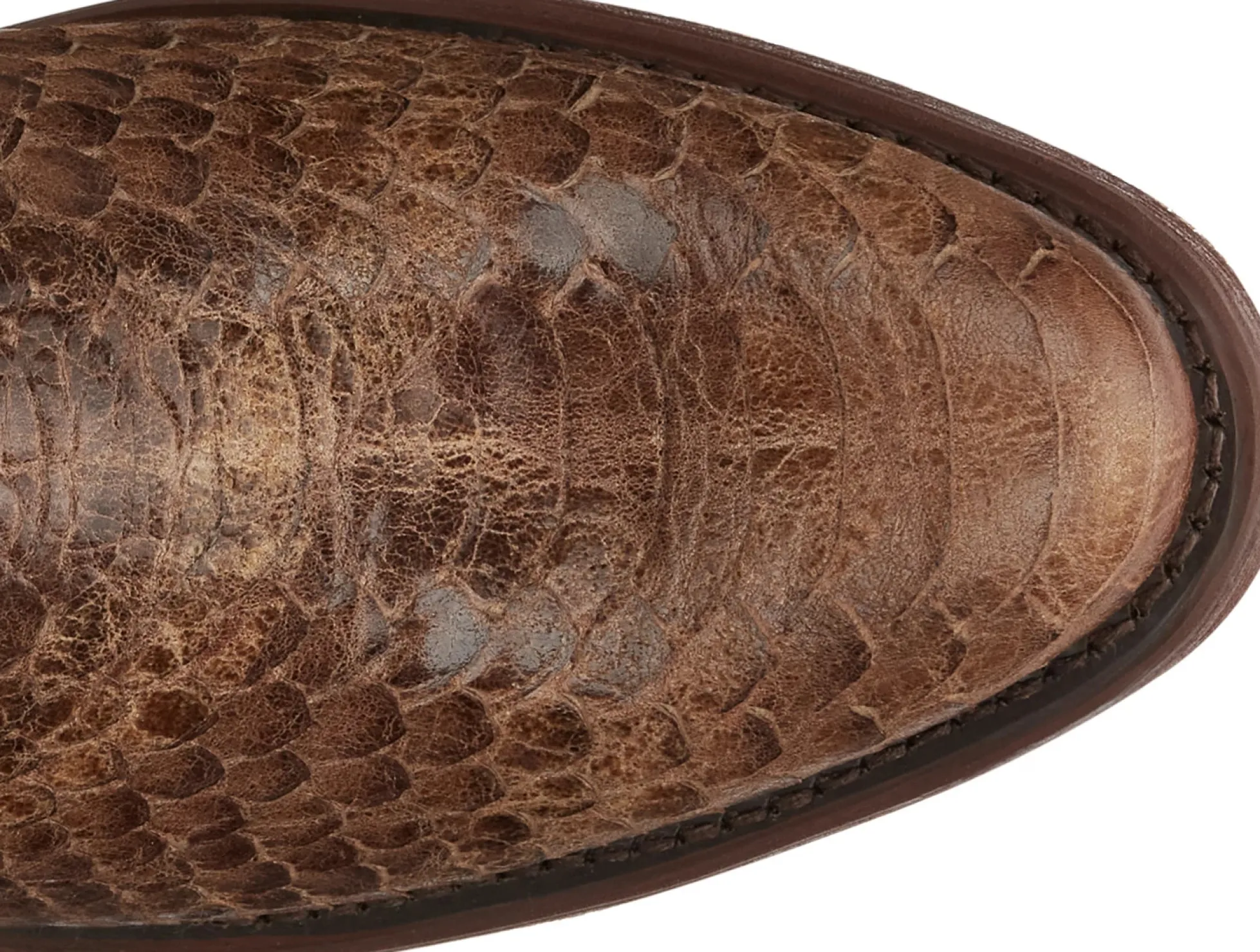Justin Boots Mcalester 15" Pull-On Womens Boot Cedar Viper Print Outlet