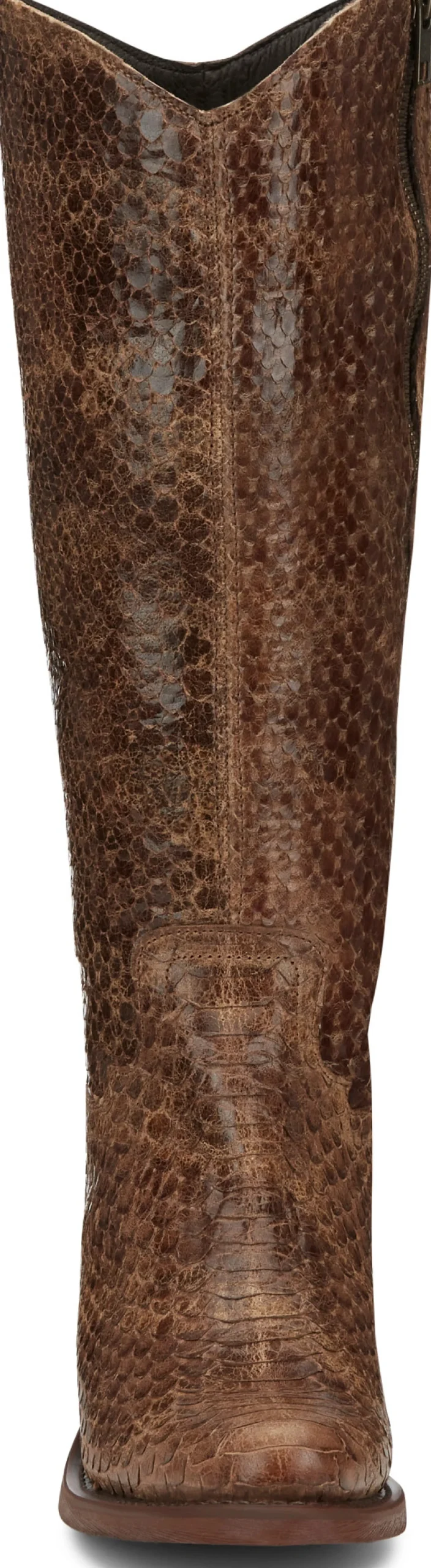 Justin Boots Mcalester 15" Pull-On Womens Boot Cedar Viper Print Outlet