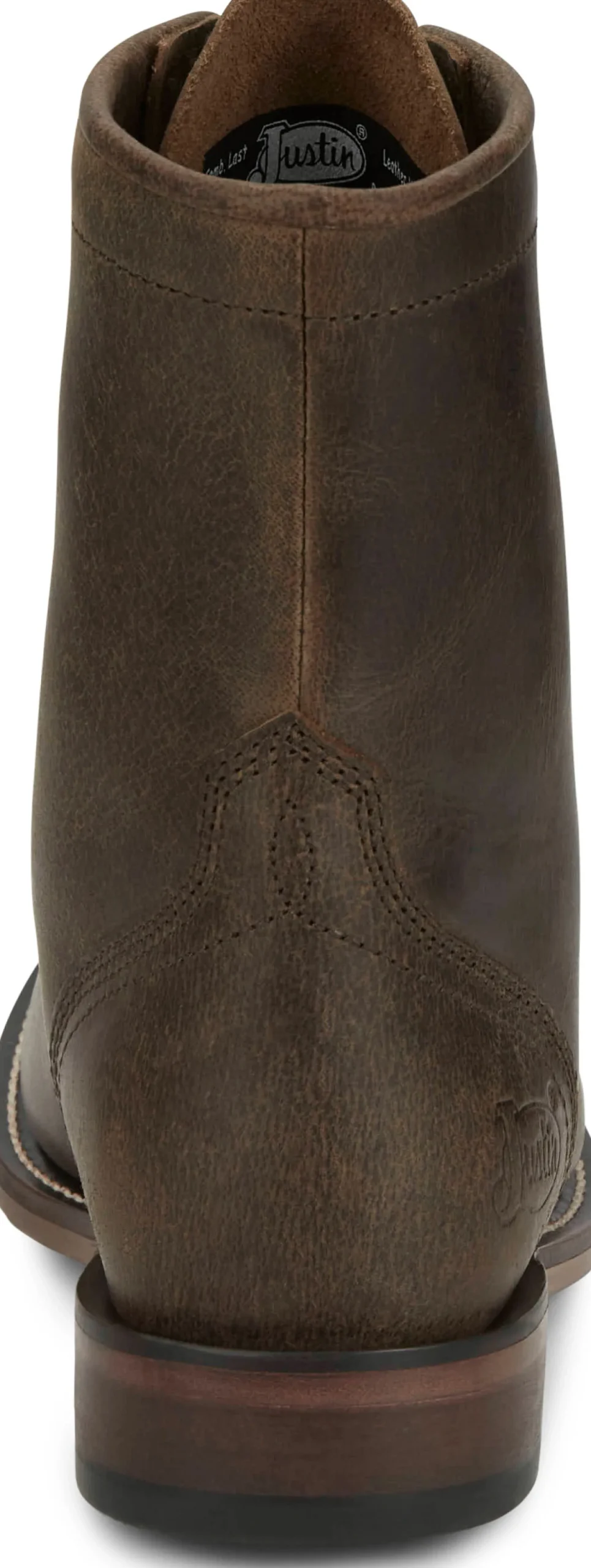 Justin Boots Mckean 7" Lace-Up Roper Brown Hot