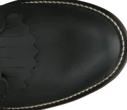 Justin Boots Mckean 7" Lace-Up Roper Black Clearance