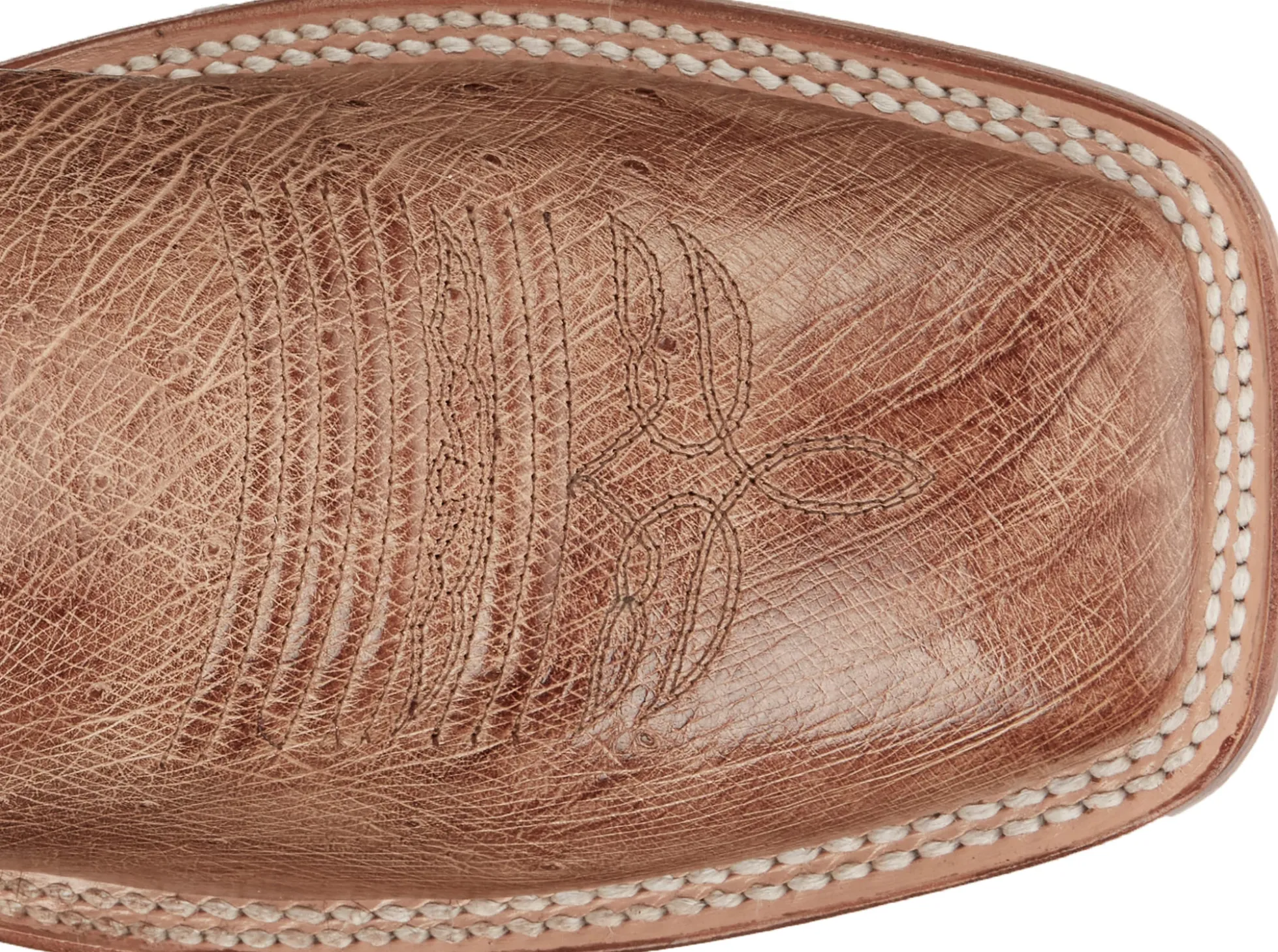 Justin Boots Mclane 11” Smooth Ostrich Vintage Tan New