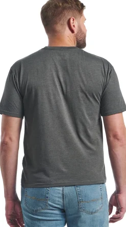 Justin Boots Men's No Bull About It Tee Charcoal