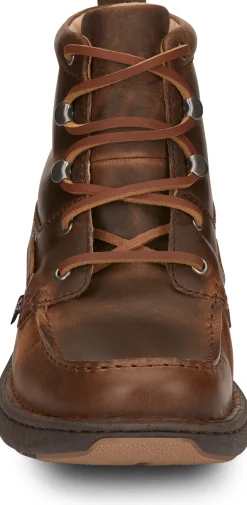 Justin Boots Mocc Toe Lacer Brown Online