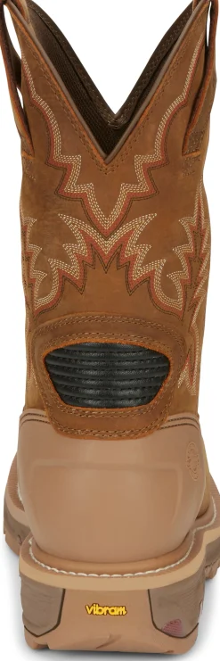 Justin Boots Montana Nano Comp Toe Rust Clearance