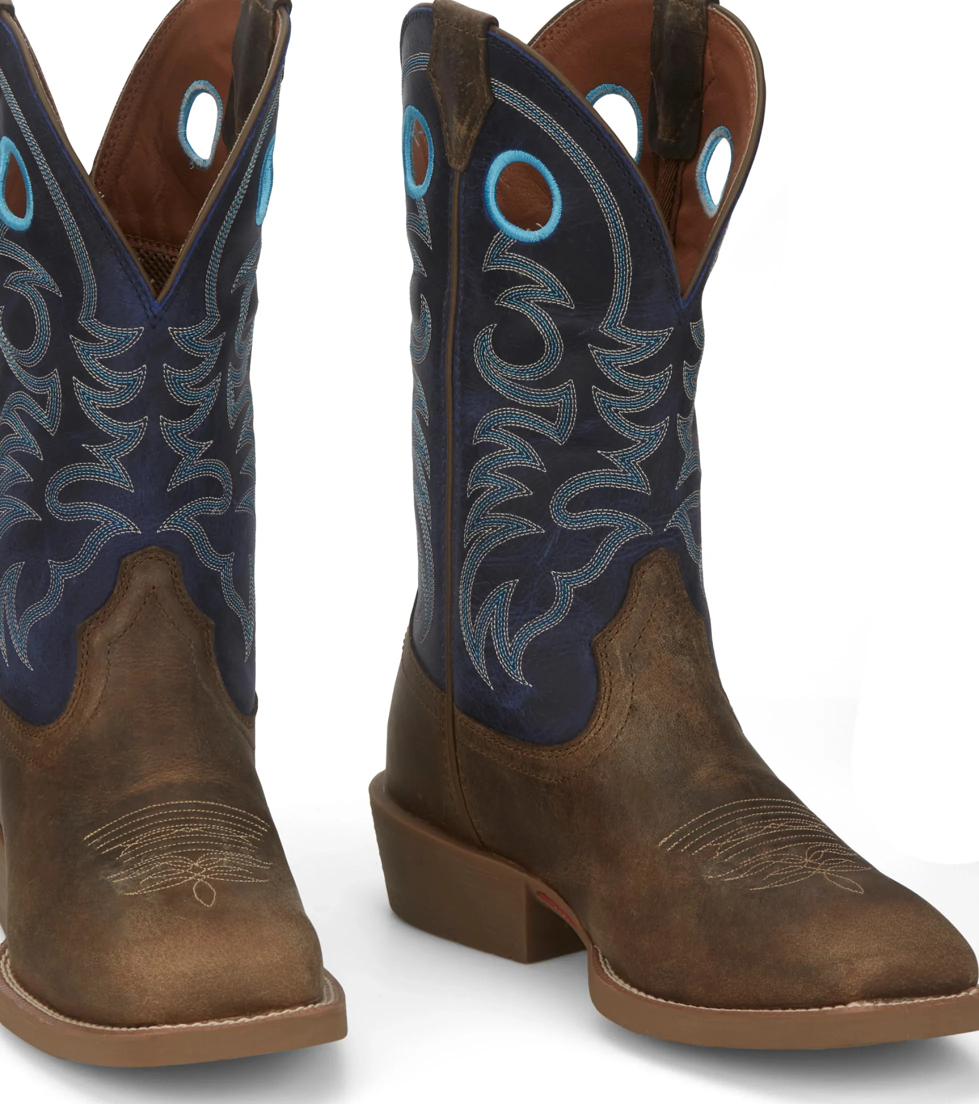 Justin Boots Muley 12" Western Peanut Tan