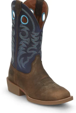 Justin Boots Muley 12" Western Peanut Tan