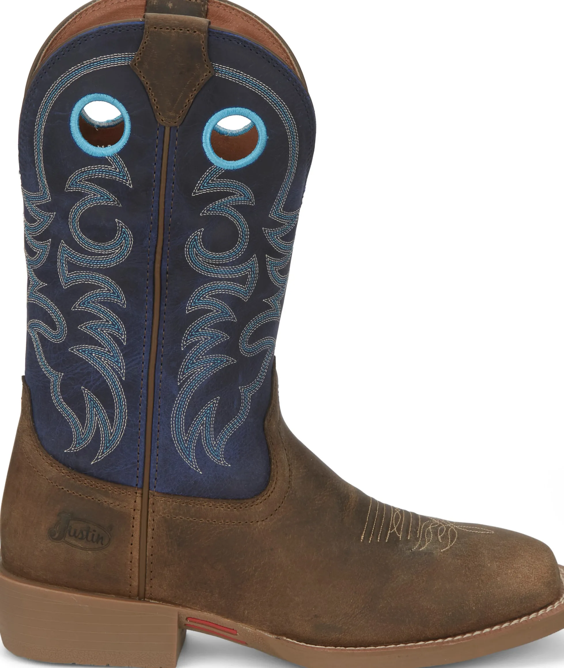 Justin Boots Muley 12" Western Peanut Tan