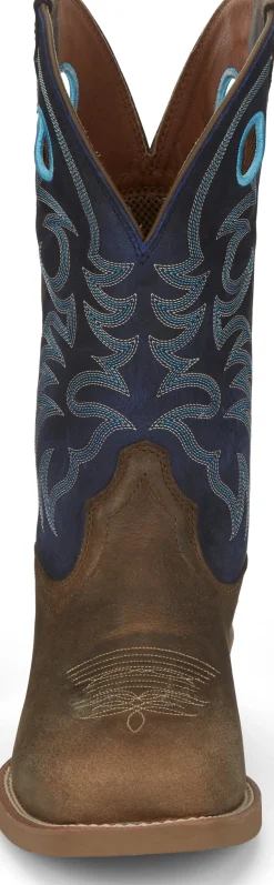 Justin Boots Muley 12" Western Peanut Tan