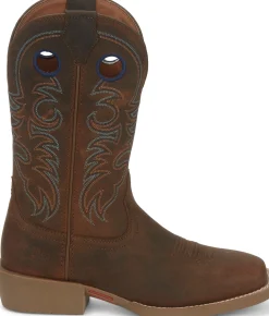 Justin Boots Muley 12" Western Coffee Brown Discount