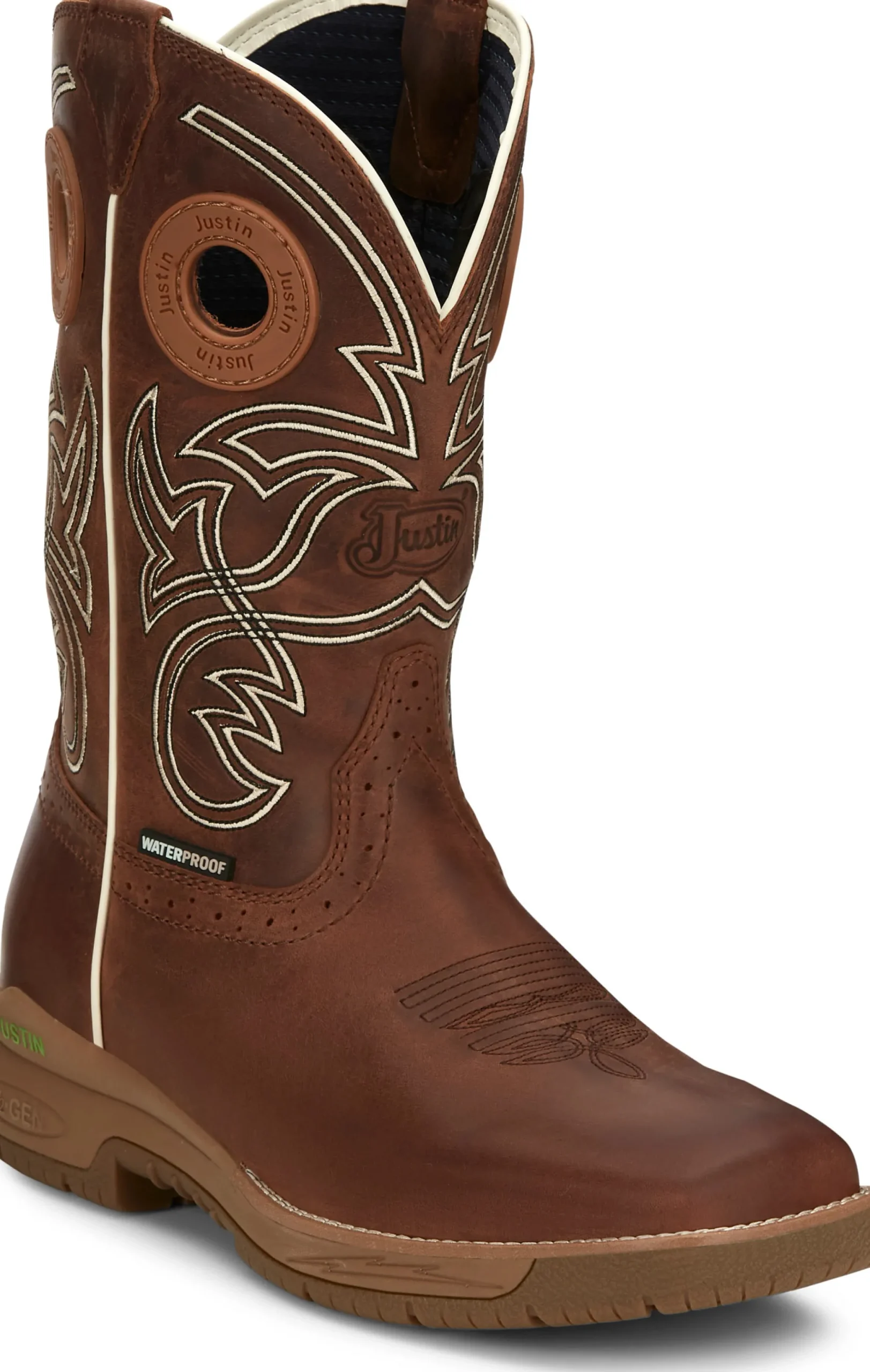 Justin Boots Nitread 11" Waterproof Spice Outlet
