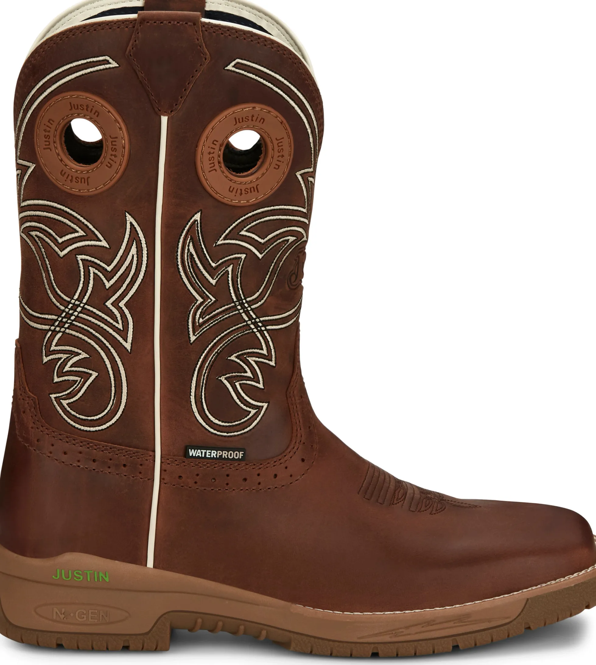 Justin Boots Nitread 11" Waterproof Spice Outlet