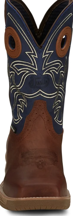 Justin Boots Nitread 11" Waterproof Prussian Discount