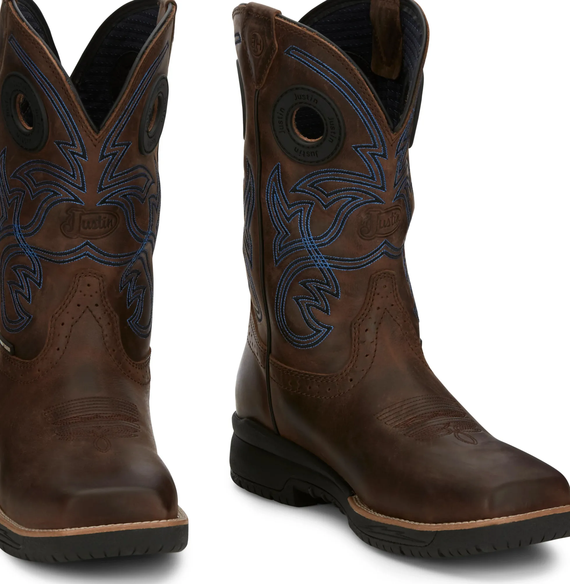 Justin Boots Nitread 11" Waterproof Nano Comp Toe Toffee Best