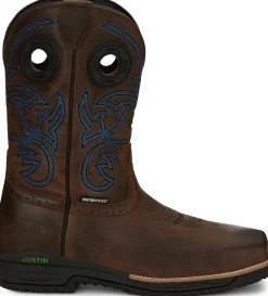 Justin Boots Nitread 11" Waterproof Nano Comp Toe Toffee Best