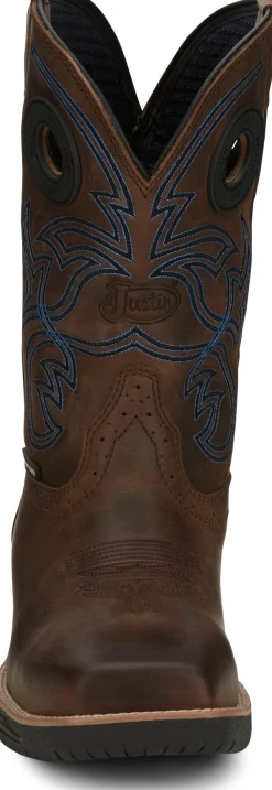 Justin Boots Nitread 11" Waterproof Nano Comp Toe Toffee Best