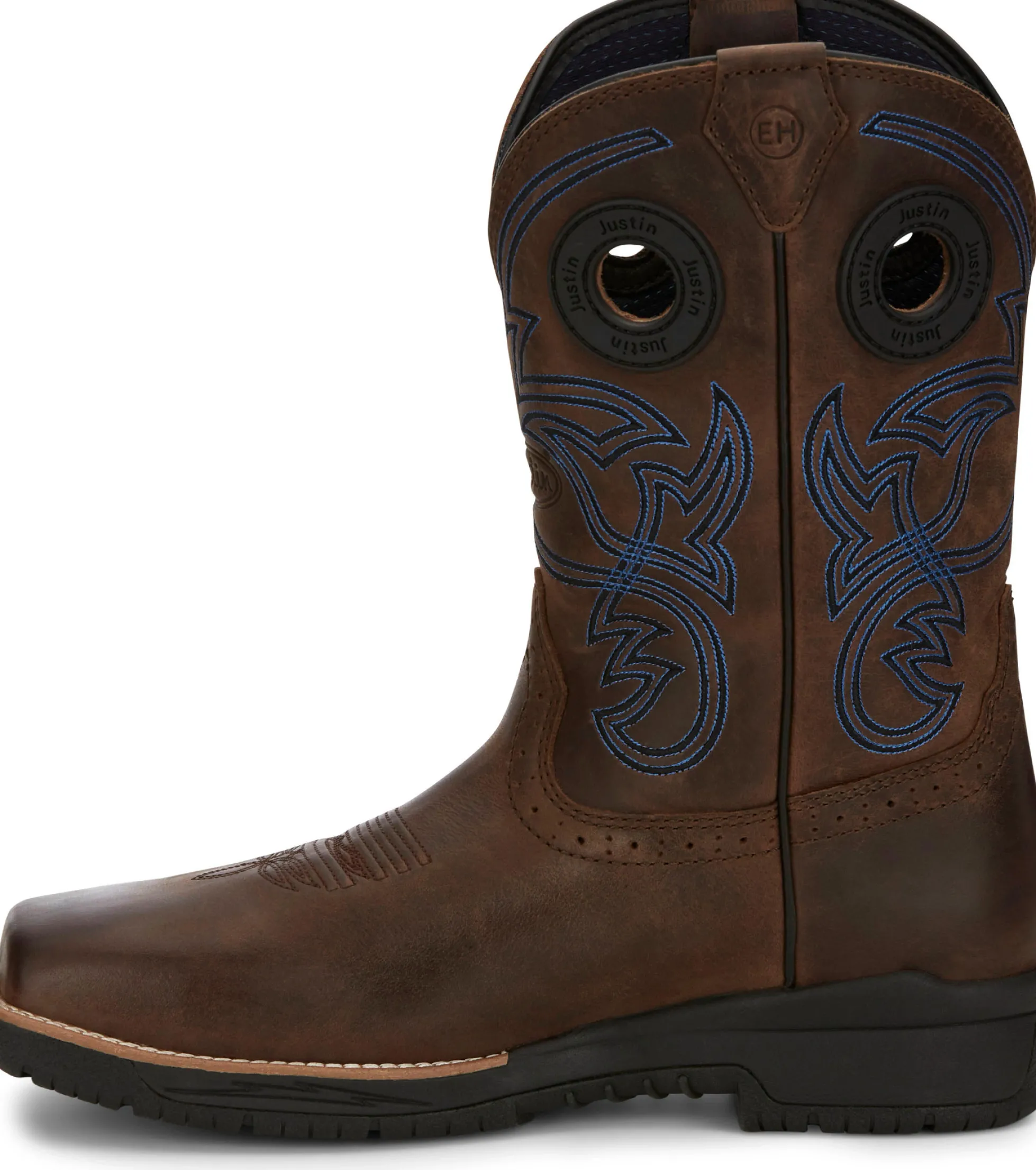 Justin Boots Nitread 11" Waterproof Nano Comp Toe Toffee Best