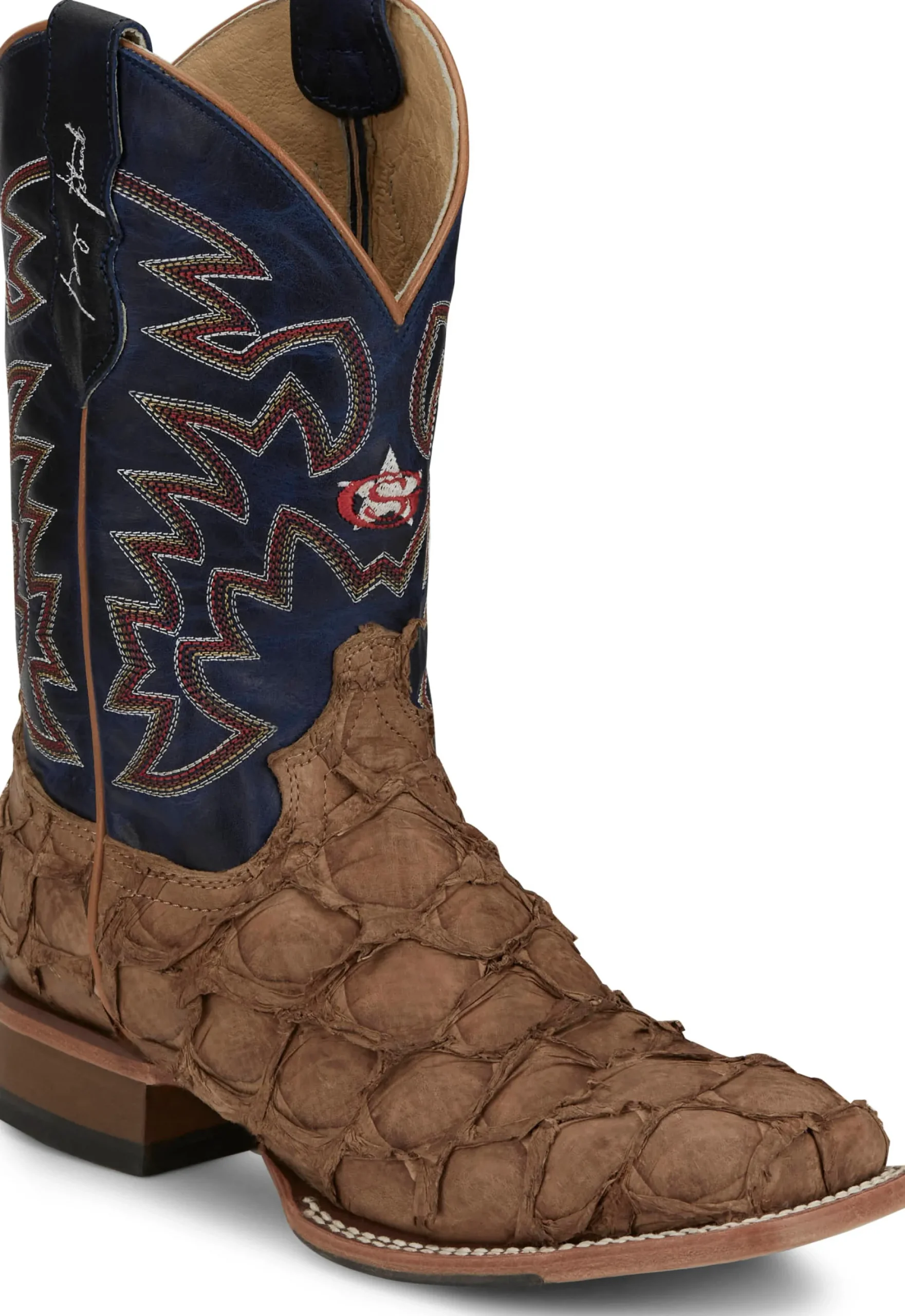 Justin Boots Ocean Front 11" Pirarucu Tan