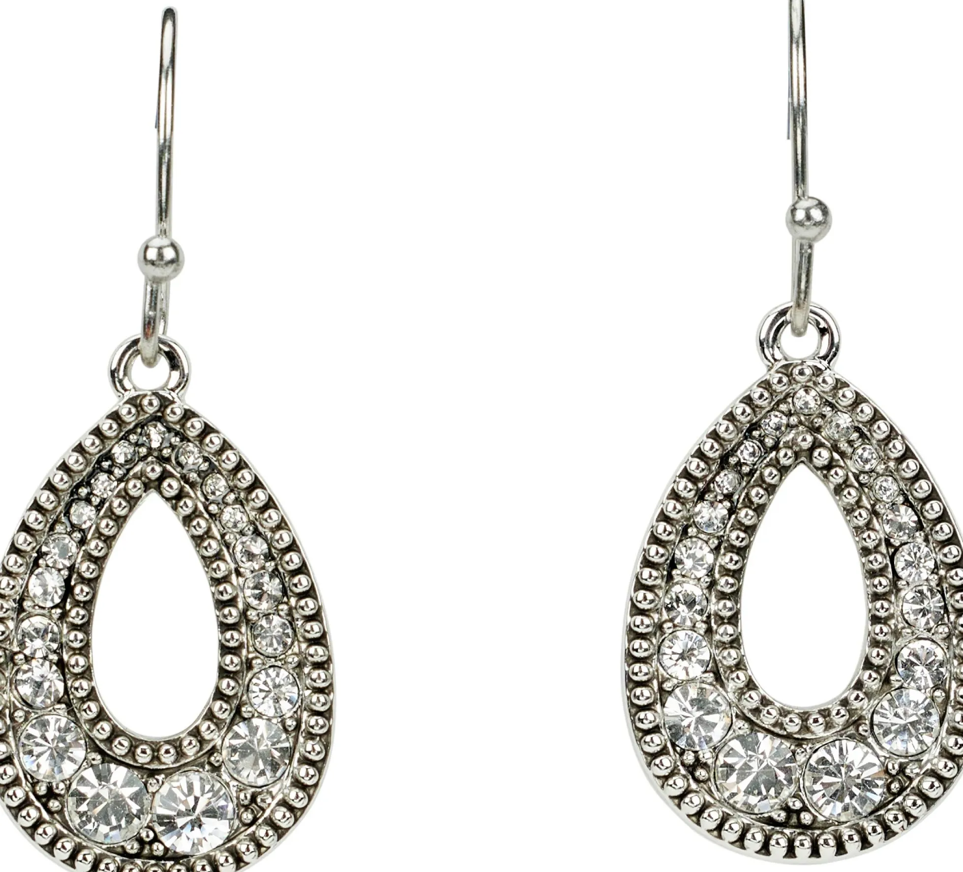 Justin Boots Oval Pendant Earrings Silver Online