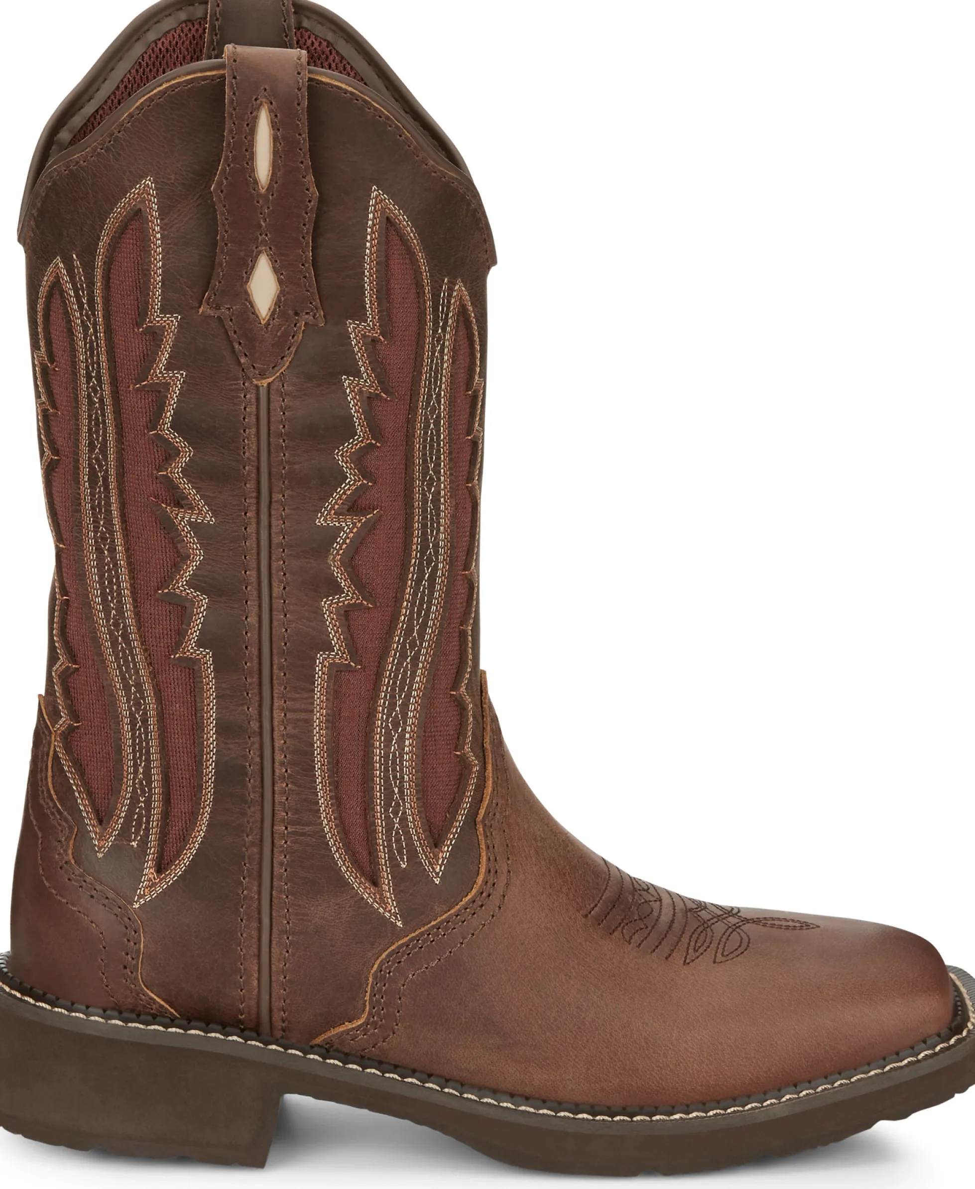 Justin Boots Paisley 11" Western Boot Brown