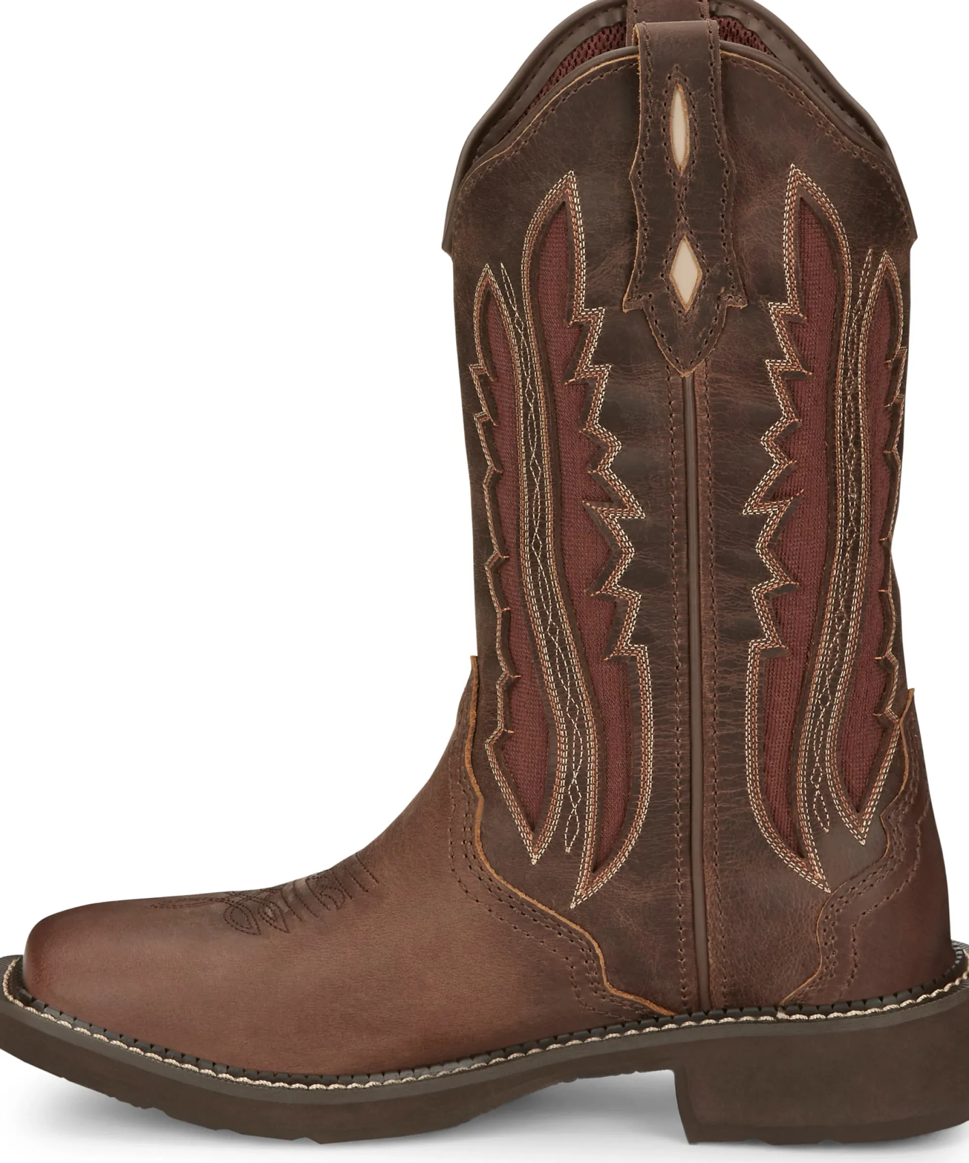 Justin Boots Paisley 11" Western Boot Brown