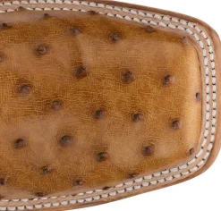Justin Boots Pascoe 13" Full Quill Ostrich Antique Saddle Outlet