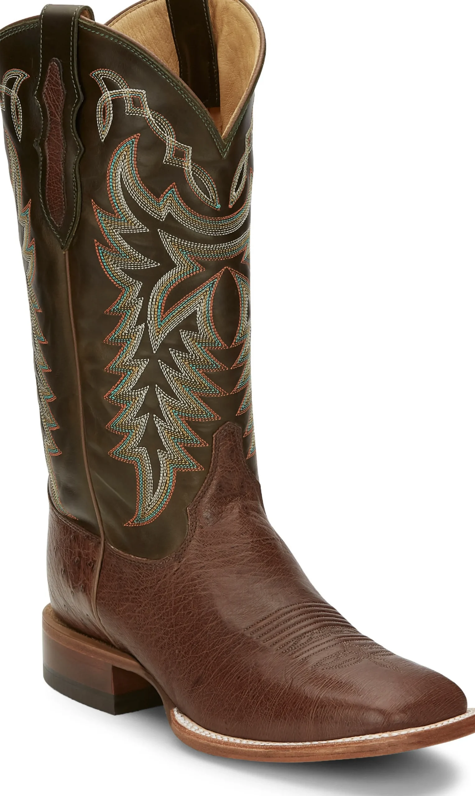 Justin Boots Pascoe 13" Smooth Ostrich Kango Cowboy Online