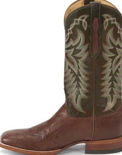 Justin Boots Pascoe 13" Smooth Ostrich Kango Cowboy Online