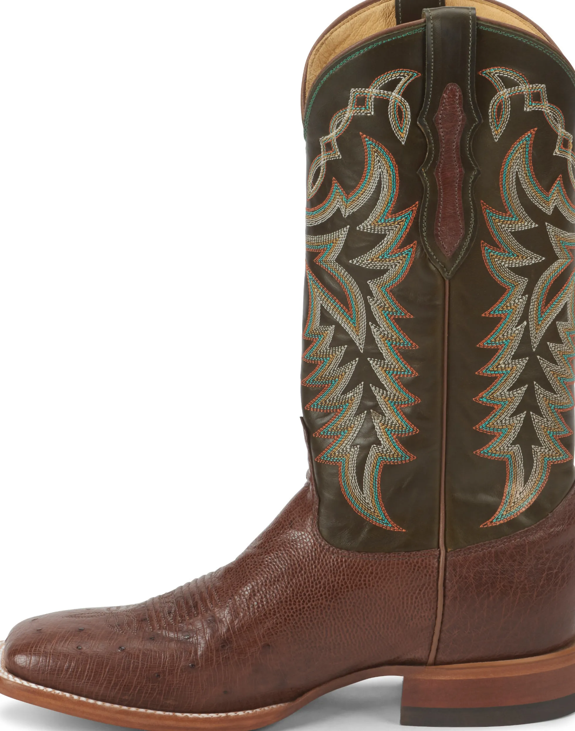 Justin Boots Pascoe 13" Smooth Ostrich Kango Cowboy Online