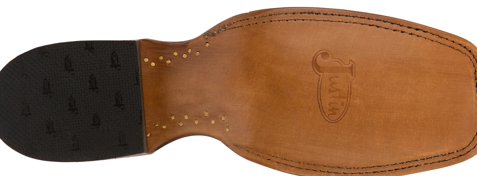 Justin Boots Pascoe 13" Smooth Ostrich Antique Saddle Sale