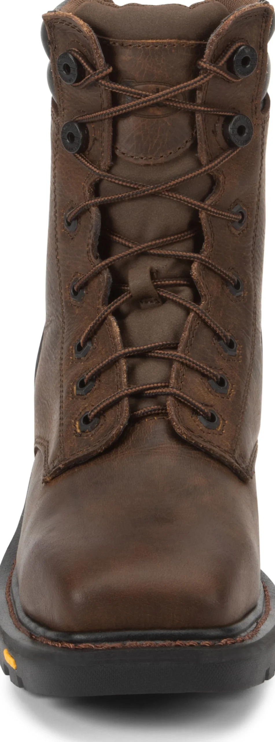 Justin Boots Pipefitter 8" Steel Toe Chocolate New