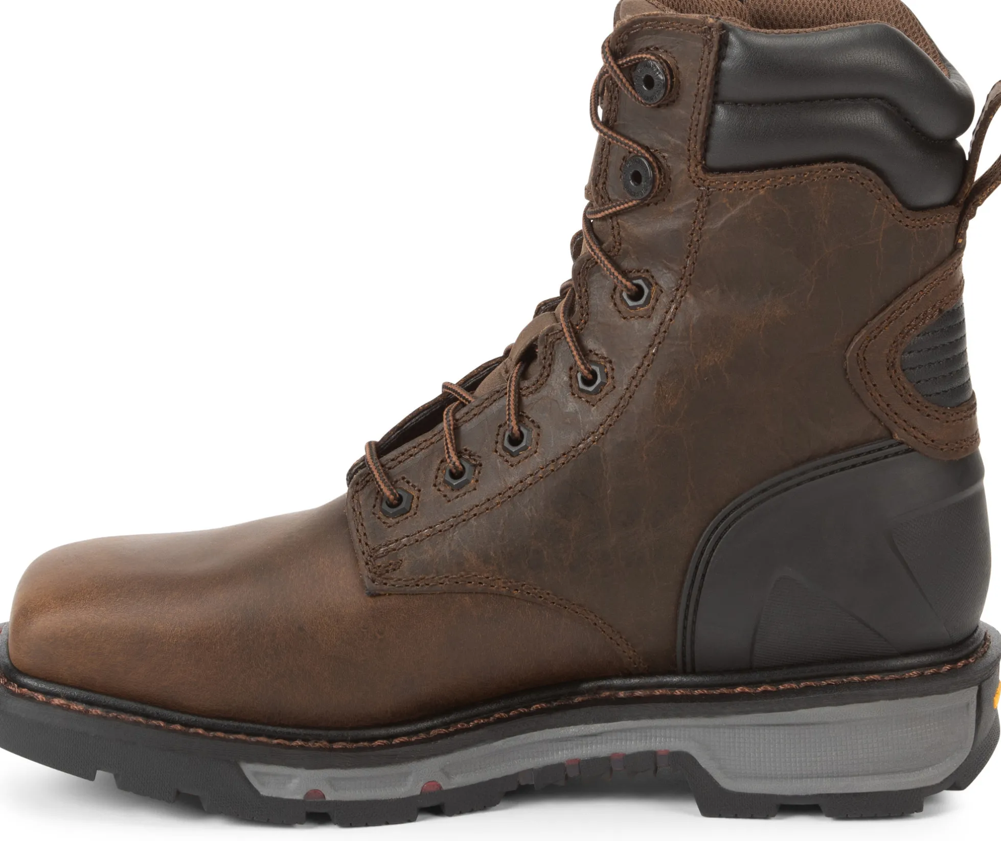 Justin Boots Pipefitter 8" Steel Toe Aged Bark Outlet
