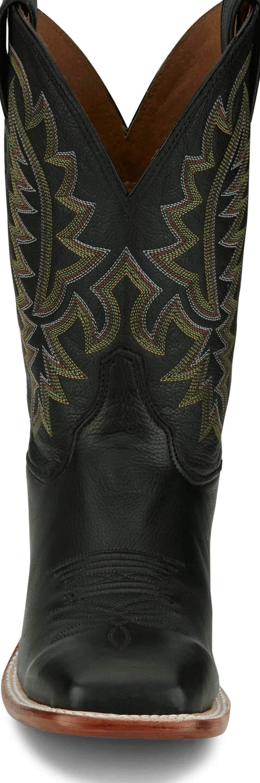 Justin Boots Poston 11" Western Jet Black Clearance