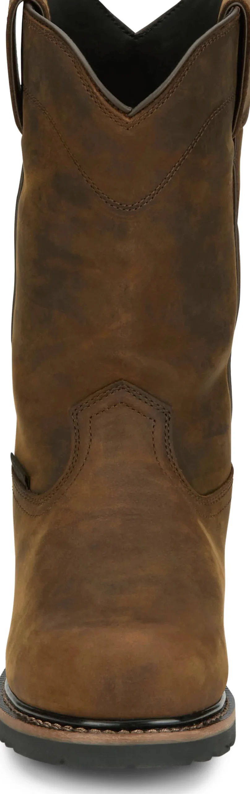 Justin Boots Pulley 10" Waterproof Met Guard Comp Toe Whiskey Sale