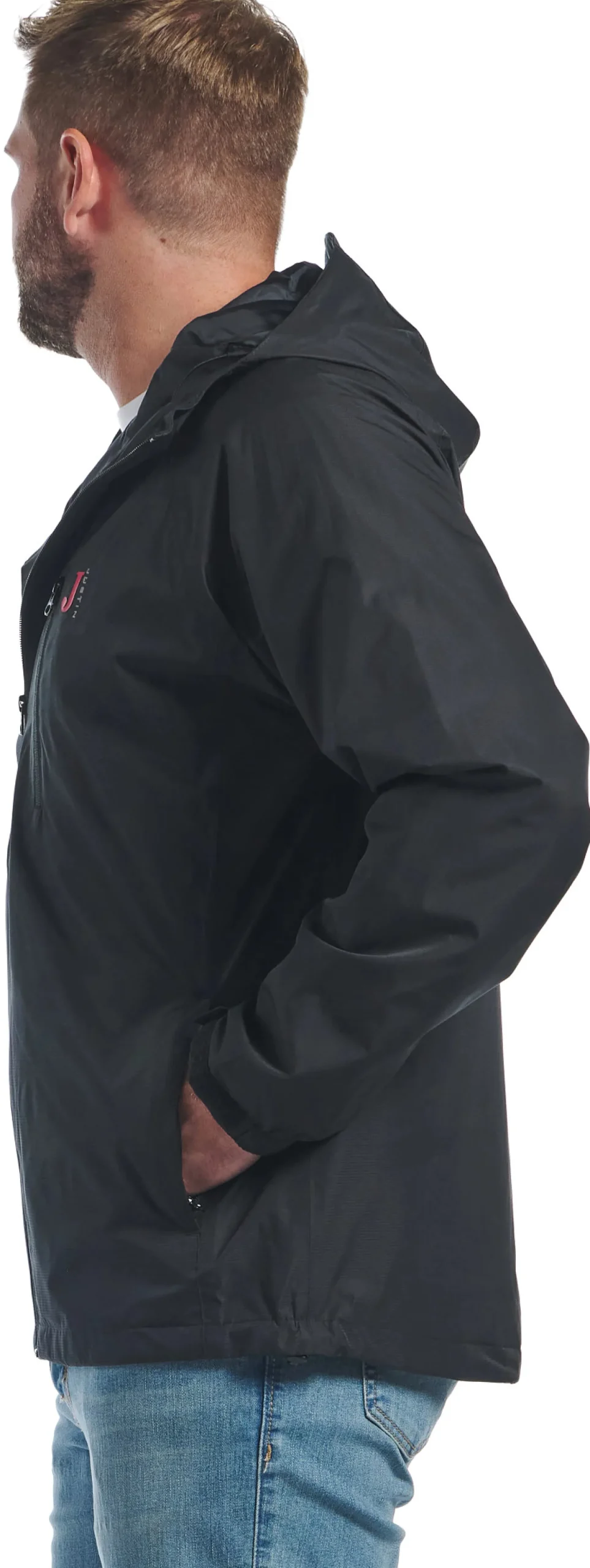 Justin Boots Rain Jacket Black Sale