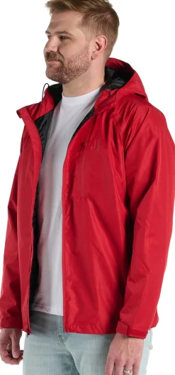 Justin Boots Rain Jacket Red Best