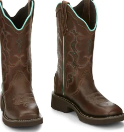 Justin Boots Raya 12" Western Boot Brown Online