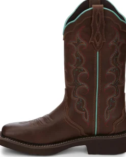 Justin Boots Raya 12" Western Boot Brown Online