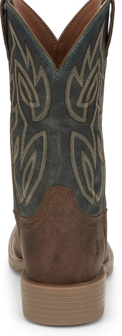 Justin Boots Rendon 11" Western Barnwood Discount