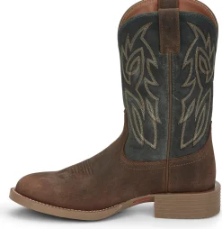 Justin Boots Rendon 11" Western Barnwood Discount