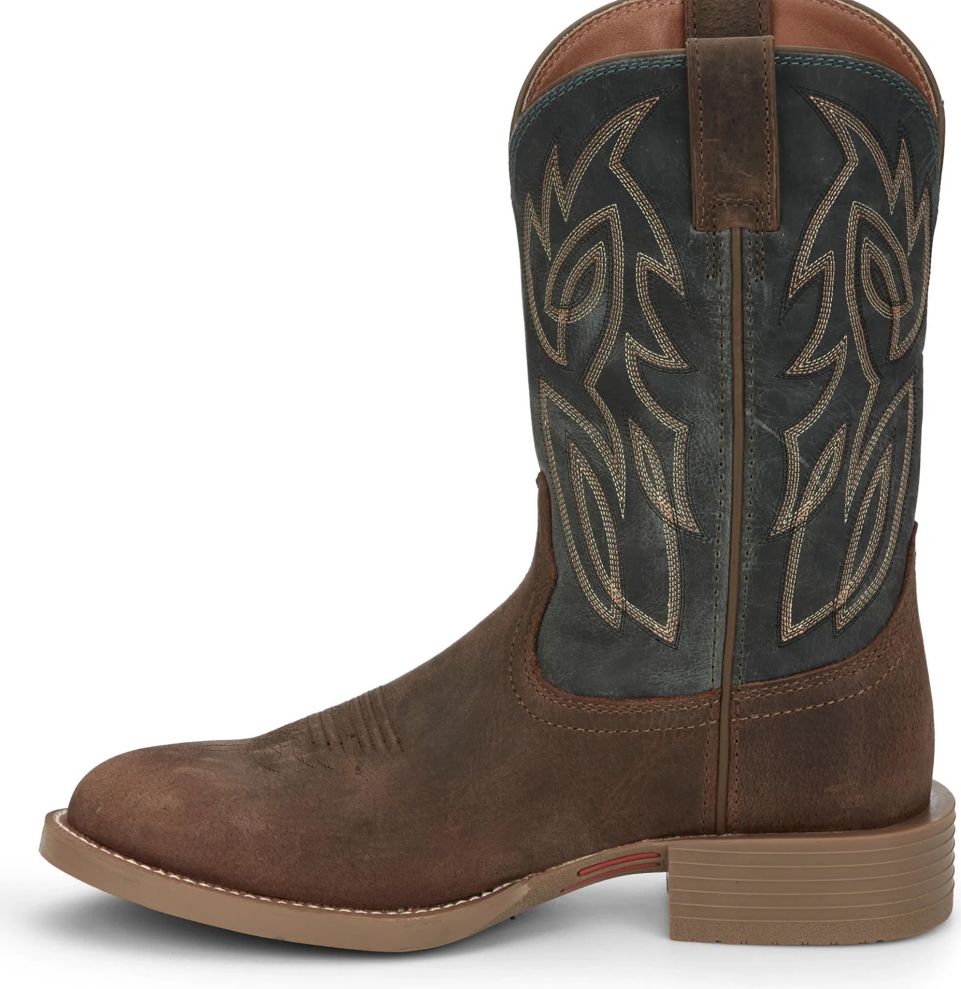 Justin Boots Rendon 11" Western Barnwood Discount