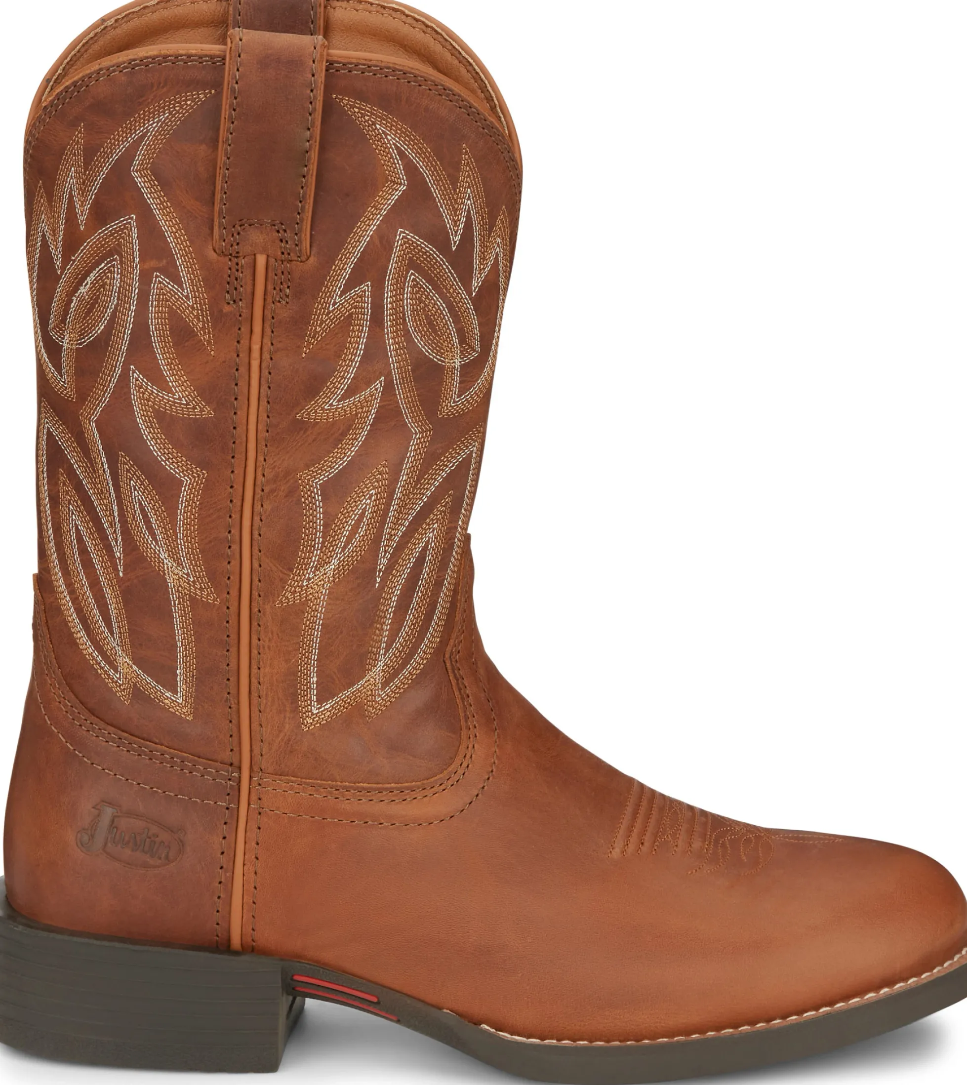 Justin Boots Rendon 11" Western Cognac Outlet