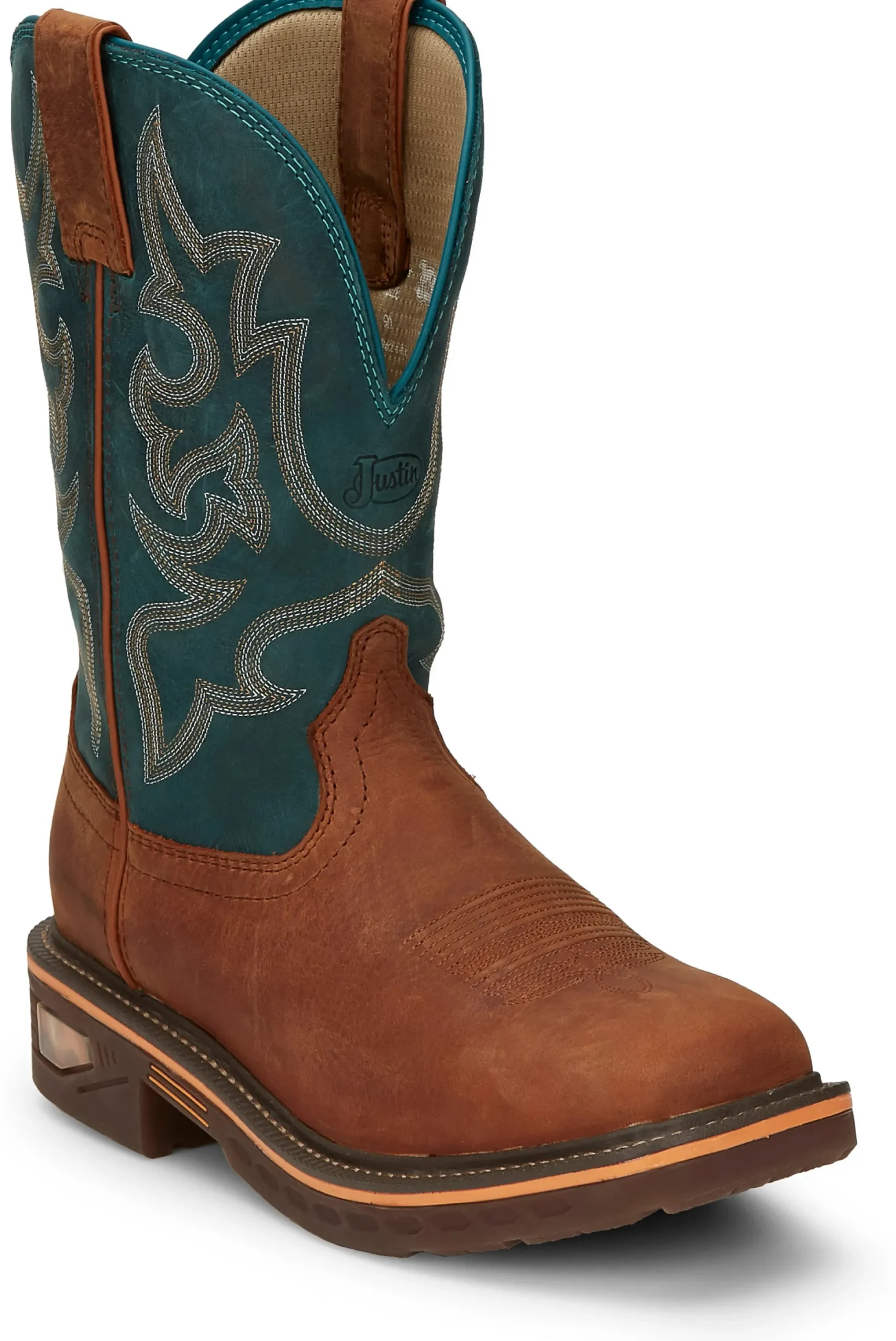 Justin Boots Resistor 11" Nano Comp Toe Russet Outlet