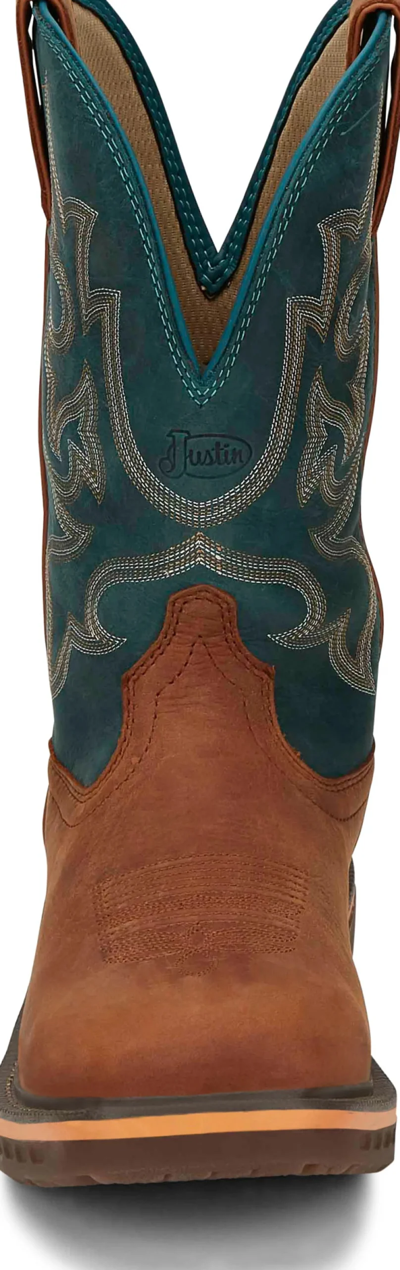 Justin Boots Resistor 11" Nano Comp Toe Russet Outlet