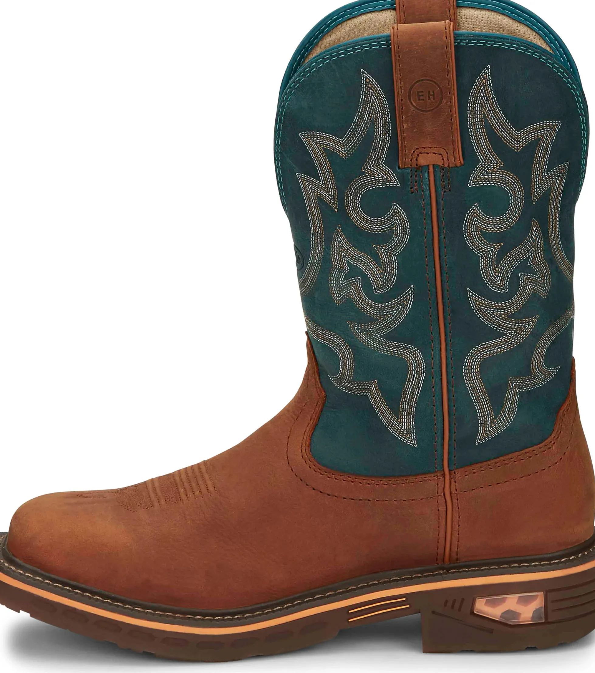Justin Boots Resistor 11" Nano Comp Toe Russet Outlet