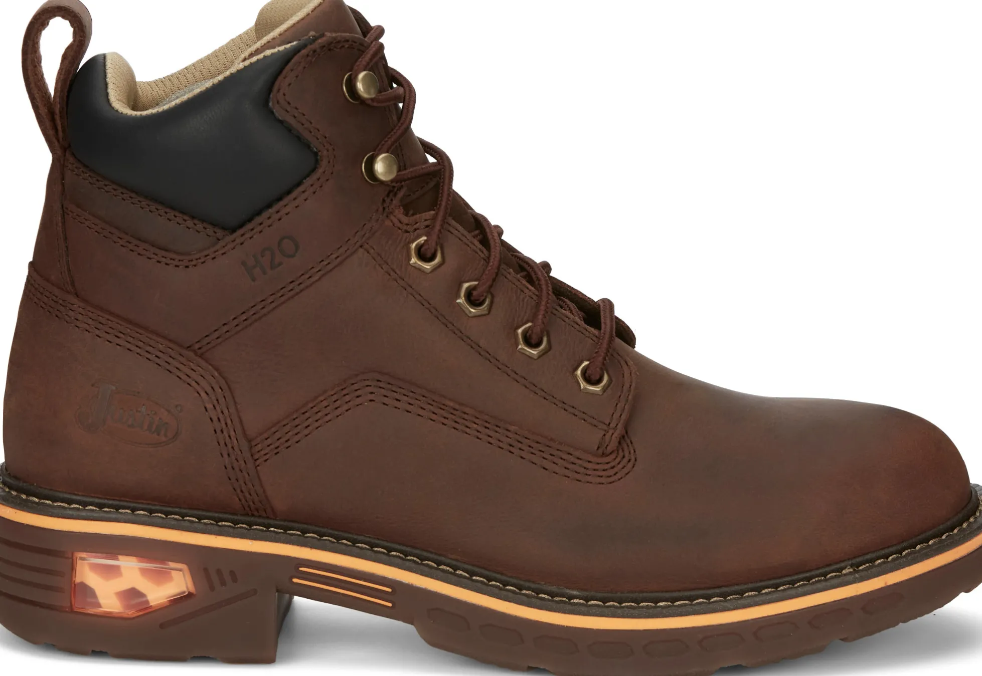 Justin Boots Resistor 6" Waterproof Hickory Online