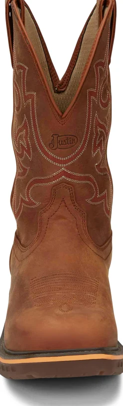 Justin Boots Resistor 11" Waterproof Russet Best