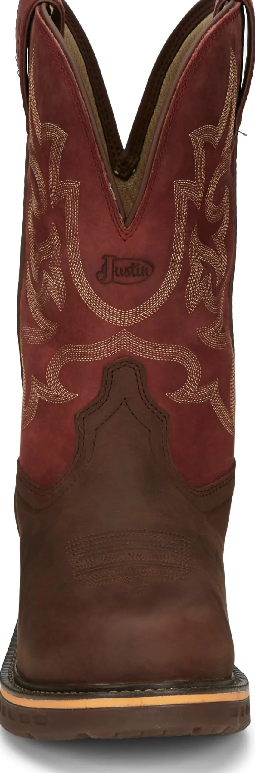 Justin Boots Resistor 11" Waterproof Nano Comp Toe Whiskey New